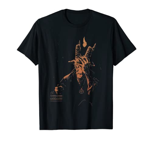 Baphomet Satanista Cabra Satánica Dark Art Evil 666 Camiseta