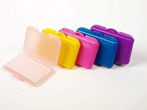 Carmel Orthodontic Wax With Vitamin E, Aloe Vera & Mint, Pack Of 12, Relief Wax For Braces, Dental Appliances, Damaged Teeth, Dental Patient Wax. #TOP4