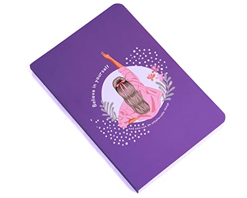 100 GSM A5 Dot Grid Journal: 160 Pages, (Believe In Yourself)