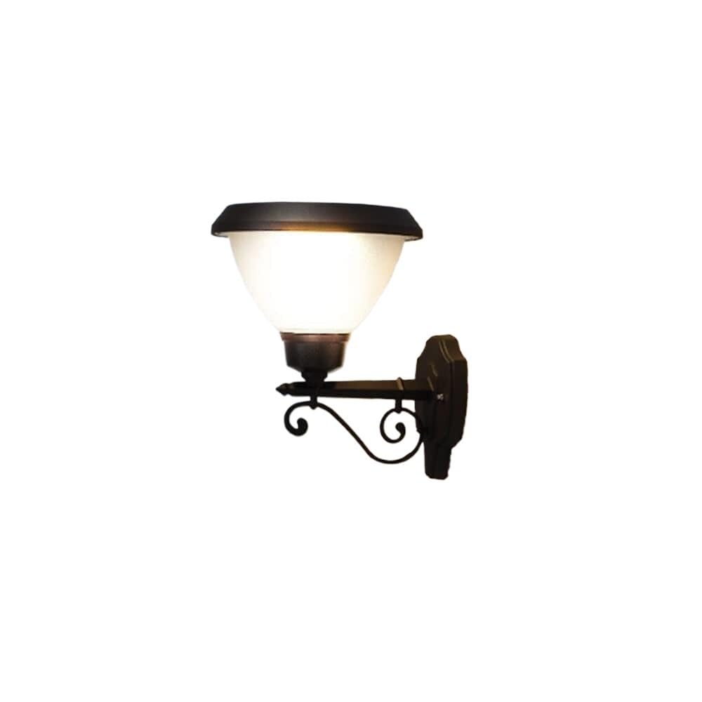 noxozoqm Die-cast Aluminum Solar Exterior Wall Light Villa Outdoor Wall Light Garden hut Landscape Wall Light