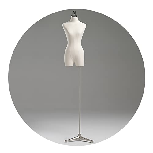 Female Mannequin Torso Body, Fashion Dummy Model with Tripod Stand, Half Body Manikins for Wedding Dress Clothing Store Display, 2 Styles