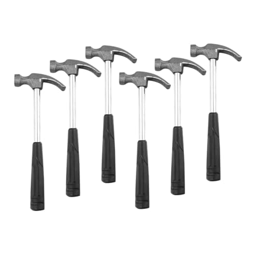 SEWACC Portable Hiking Accessory 6pcs Mini Hammer Tent Stake Mallet for Quick Tent Repair