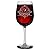 Personalized Monogram Laser Engraved Stemmed Wine Glass 16 oz, Custom Initial Name Drinking Glass Gifts for Him, Her