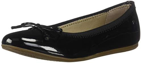 Hush Puppies girls Josie Ballet Flat, Black, 3 Little Kid US