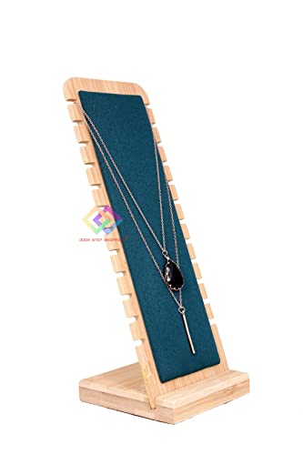Image of (Wooden Necklace & Chain Stand Wooden Jewellery Display Stand