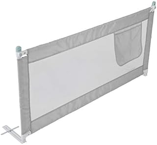 Shoze 150cm Bed Guard Bed Rail Folding Child Toddler Bed Rail Safety Protection Guard Beige for Toddler Baby and Children Gray