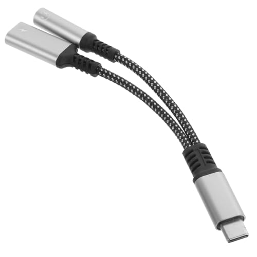 DOITOOL Adaptador USB C con Carga Rápida Accesorio para Auriculares y Dispositivos USB-c Compacto y Portátil para Audio y Carga Simultánea