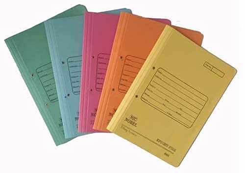 Jewett Multicolor Spring File Board/Cobra File Folder for Documents, Pack of 15, Files for Certificate and Documents, File Very Useful Folder for Office