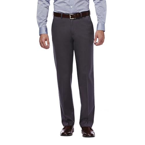 Image of Haggar Men's Classic Fit Premium No Iron Khaki Pant