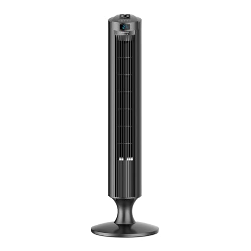 Taurus Babel RCH - Ventilador de torre digital extra alto, 84cm de altura, Indicador de...