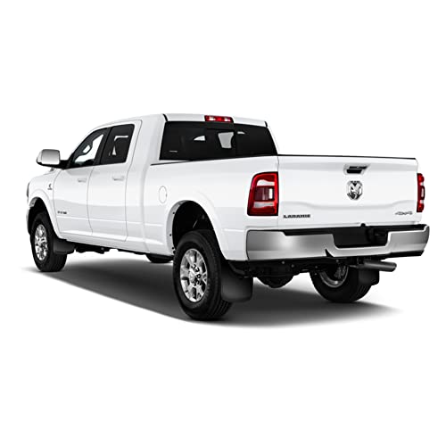 Image of Tecoom Custom Mud Flaps Splash Guards Fit for 2019-2023 Ram 2500 /3500 Trucks with OEM Fender Flares(not Power Wagon), Black Front and Rear Mud Guard Set of 4