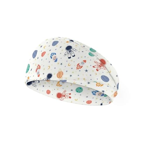 Uorisanigo Kids Headbands Cartoon Pattern Headbands for Kids Cute Sport Sweat Absorbing Elastic Hairband for Boys Non Slip