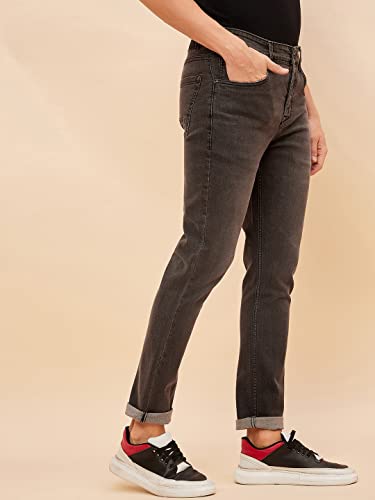 Image of HIGH STAR Men's Mid Rise Bootcut Fit Stretchable Jeans