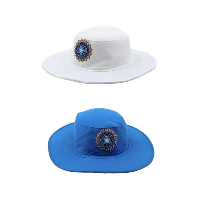 SIMNANI Venture Unisex India Cricket Umpire Hat | Original Quality Head Caps | Sports Cricket Hat Combo Pack of 2-picture-10