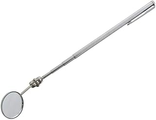 Automotive Telescopic Inspection Mirror Round Handle Mechanics Mirror Tool Stainless Steel Universal Folding Telescopic Round Mirror For Mechanics Cars Maintenance Durable and Fashion