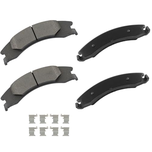 Image of cciyu D1329 Rear Metal Disc Brake Pads Kit For Ford For E-150 2008-2014,For Ford For E-250 2008-2014,For Ford For E-350 Super Duty 2008-2019 2021,For Ford For E-450 Super Duty 2009-2010