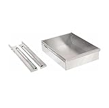 Heavy Duty Stainless Steel Drawer for Work Table – 15' x 20' x 5' | Commercial Undermount Storage Drawer for Prep Tables & Workbenches