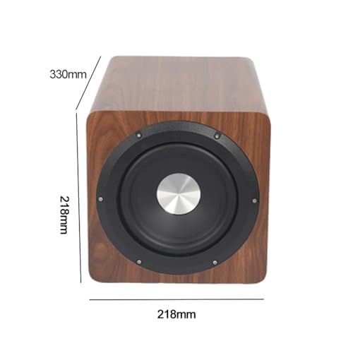 Subwoofer alimentato da 100 W da 16,5 cm, altoparlante basso attivo per home theater e audio PC, design compatto