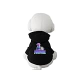 ペット服 フォートナイト 犬服 パーカー ドッグウェア フード付き 可愛い 防寒 暖かい 猫服 ペットウェア ルームウェア 抜け毛対策 散歩 お出掛け L