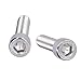 Hex Bolt, 1.25mm Fine Pitch M10 4Pcs Socket Screw Bright Finish -70 Stainless Steel for Construction for DIY Jobs for Automotive Industry(M10*40)