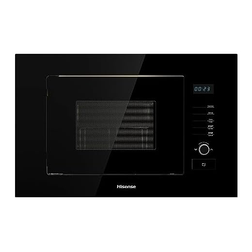Hisense HB20MOBX5UK Integrated Built-In 20 Litre 800W Microwave oven - Black