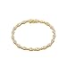 TOPGRILLZ Ankle Bracelets for Women - Gold Anklets Iced out 14K Gold Plated 5mm Silver Pink Anklets Minimalist Foot Beach Jewelry (Gold, 9 IN)