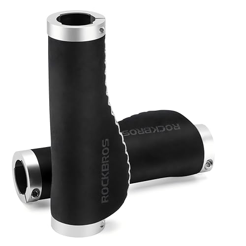 ROCKBROS Fahrradgriffe Ergonomische rutschfeste Lenkergriffe Lock-On Design MTB Lenker Griffe für Mountainbike, Rennrad, Trekkingrad, E-Bike, Cityrad, Faltrad, Scooter