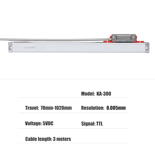 Kit regla lineal KA-300 970mm 5um para CNC miniatura 4