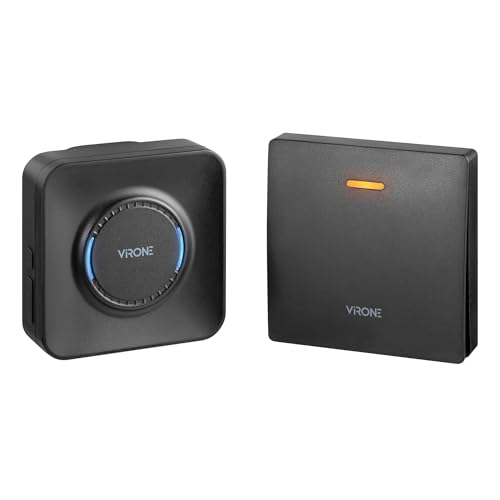 Virone Timbre Inalámbrico TELERO AC Kinetic Sin Pilas 39 Melodías Programadas 100dB Alcance 200m IP44