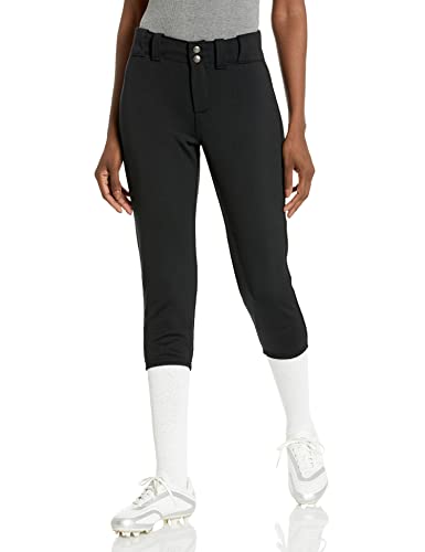 EvoShield Girls' Standard Standout Fastpitch High Rise Pant, Black, Large