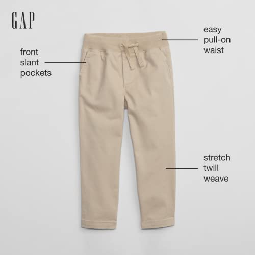 GAP Baby-Boys Rib Waist Pull-on Khaki Chino Pant3