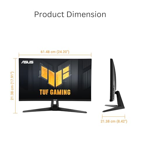 Image of ASUS TUF Gaming 27 inch 4K HDR Monitor (VG27UQ1A) - 160Hz, 1ms, Extreme Low Motion Blur Sync, NVIDIA G-SYNC Compatible, AMD FreeSync Premium, 95% DCI-P3, DisplayWidget, 3 yr Warranty