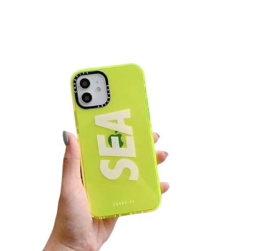 iPhoneケース CASETIFY  windandsea PHONE SLING  YELLOW COPPAIRE | Sea Yellow I Mobile Phone Case for iPhone