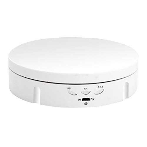 #N/A Plataforma giratória elétrica de 360 graus para fotografia, capacidade 10kg, plataforma giratór