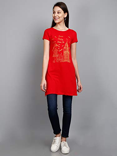 Image of FLEXIMAA Women's Half Sleeve T-Shirt - P