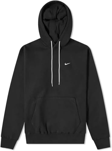 Nike NRG Solo Swoosh Fleece Hoodie Black Men's (as1, alpha, s, regular, regular)