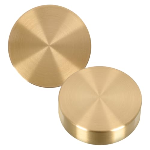 ELAYARD 2個 真鍮製実心文鎮 書道用紙の固定に 寄り添うデザイン 滑らかな表面と角 高耐久 書道練習向け家用ペーパーウェイト