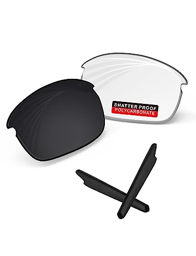Image of PRO+ Polycarbonate Replacement Lenses & Ear Socks for Oakley Bottle Rocket OO9164 Sunglass