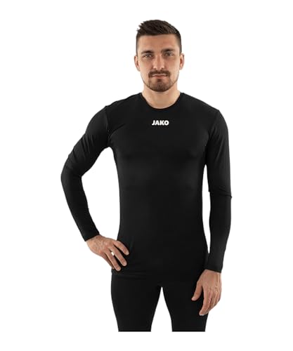 T-shirt manches longues JAKO unisexe vêtement sport noir taille M