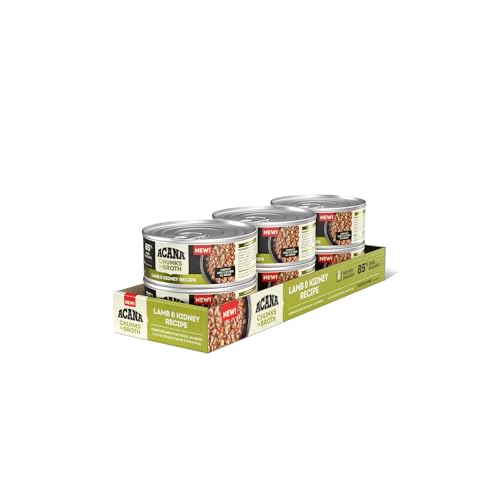 ACANA Chunks in Broth Lamb & Kidney Recipe, 5.5oz, case of 6 cans