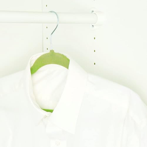 Miniatura 6 de PAQUETE 10 PERCHAS DE TERCIOPELO VERDE