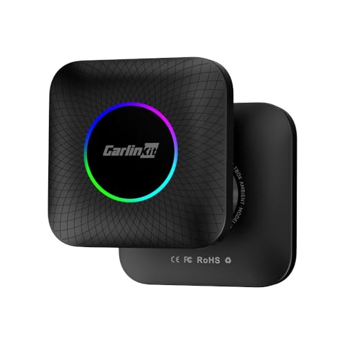 Image of CALMORA Ai Box LED, Android 13, Qualcomm 6225, 8GB+128GB, Wireless CarPlay Android Auto 3-in-1 Dongle Comes with Google Play Store, Streaming Video, Only for the Vehicle with Wired CarPlay Device