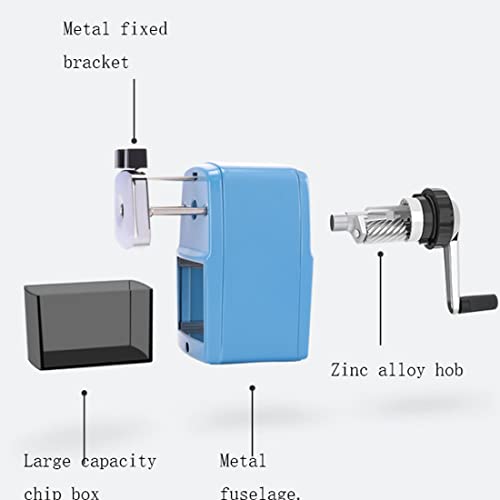 Temperamatite a manovella, Presa a Foro Singolo in...