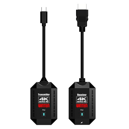 Amazon | WINTEN ワイヤレス HDMI 送受信機 4K対応 Type-C接続 無線