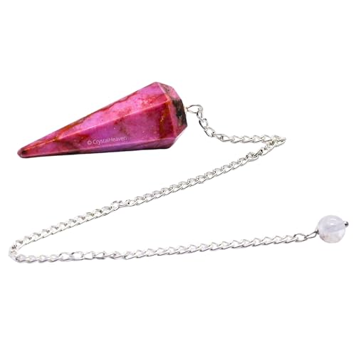 Image of Cobalt Calcite Pendulum Dowsing Tool - Natural Crystal Pendulum for Spiritual Guidance - Dowser Pendulum for Accurate Divination and Energy Healing - Perfect for Energy Healing and Chakra Balancing