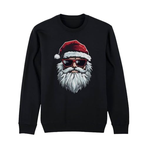 Weihnachtspullover - Cooler Weihnachtsmann Pullover mit...
