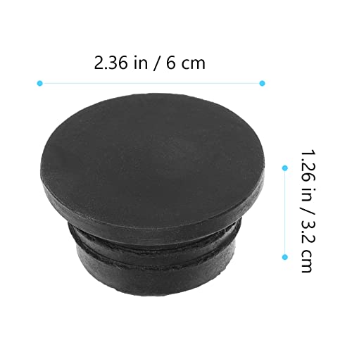 2 tapones de goma para escalera de piscina miniatura 2