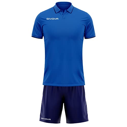 GIVOVA Street Kit Calcio Unisex - Adulto, Multicolore (Royal/Blu), XL