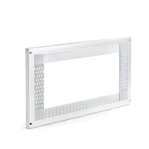 Gresinex Universalrahmen für Mikrowelle, 60 x 40 cm, Montage am Küchenschrank mit Kit im Lieferumfang enthalten, hitzebeständig, verschiedene Farben, einfache Installation (weiß)