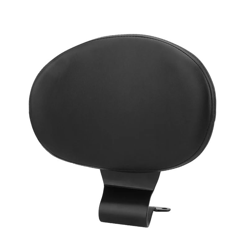 Dossier moto VTX1300 en PU noir imperméable avec soutien lombaire